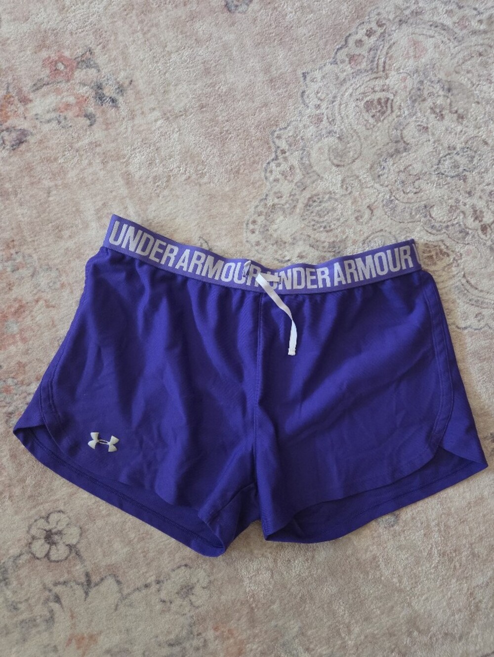 Bundle Of 8 Womens Athletic Shorts 5 Under Armour, 2 Adidas, 1 Nike Size Smalls - Picture 9 of 15